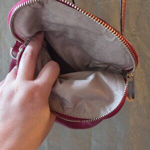 Michael kors pink mini chain cross body